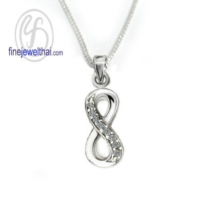 จี้เพชร จี้ทองคำขาว จี้อินฟินิตี้ จี้เพชรแท้ - P1090DWGe